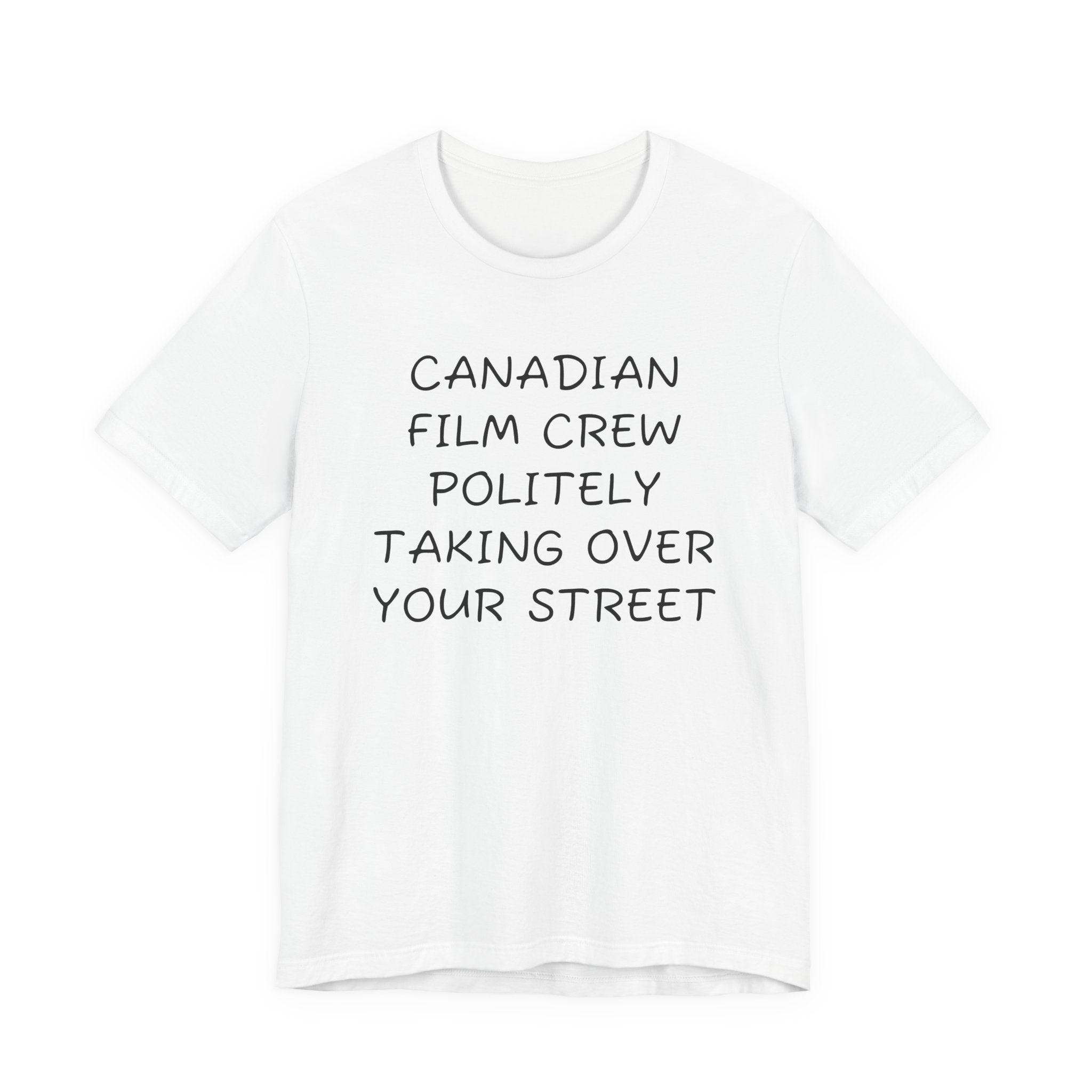 Canadian film crew politely taking over your street