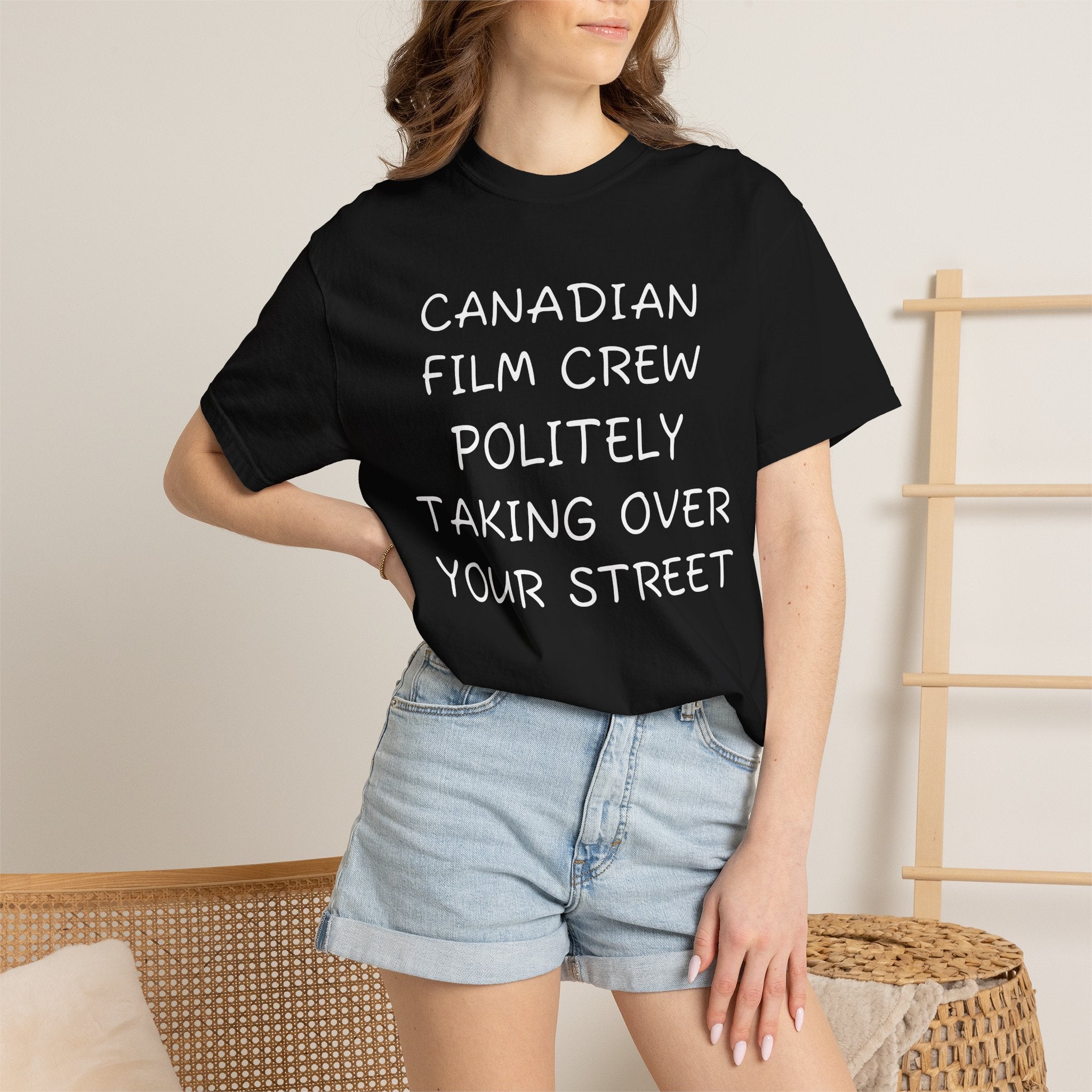 Canadian film crew politely taking over your street ￼