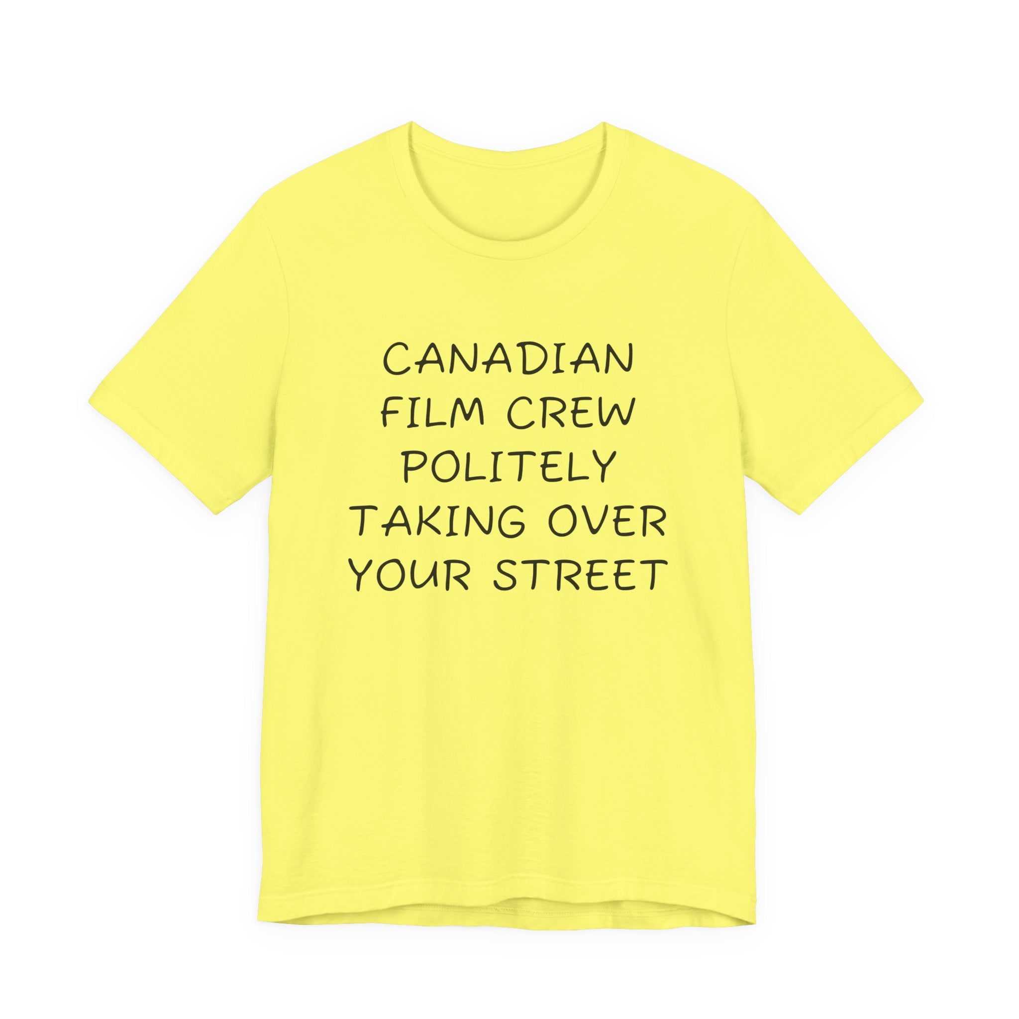 Canadian film crew politely taking over your street