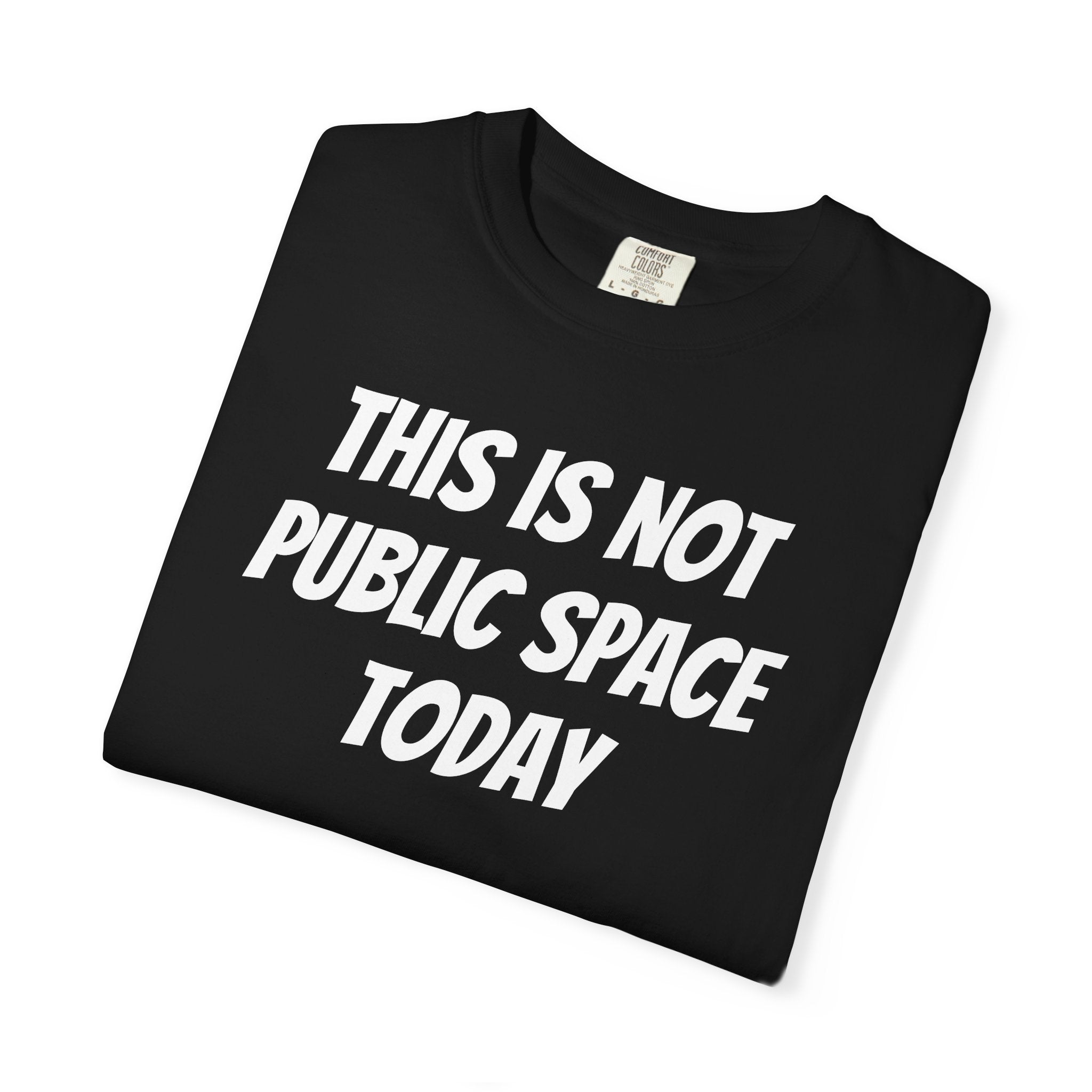 This is not public space today