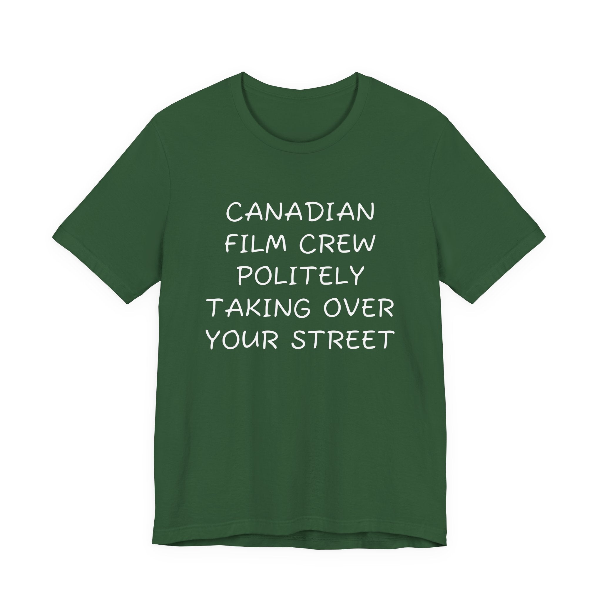Canadian film crew politely taking over your street