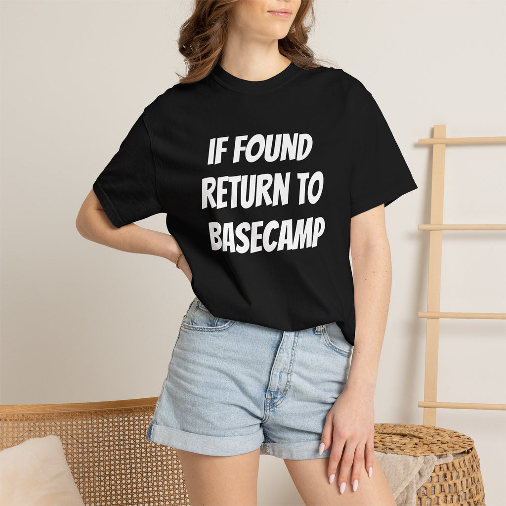 If found return to base camp