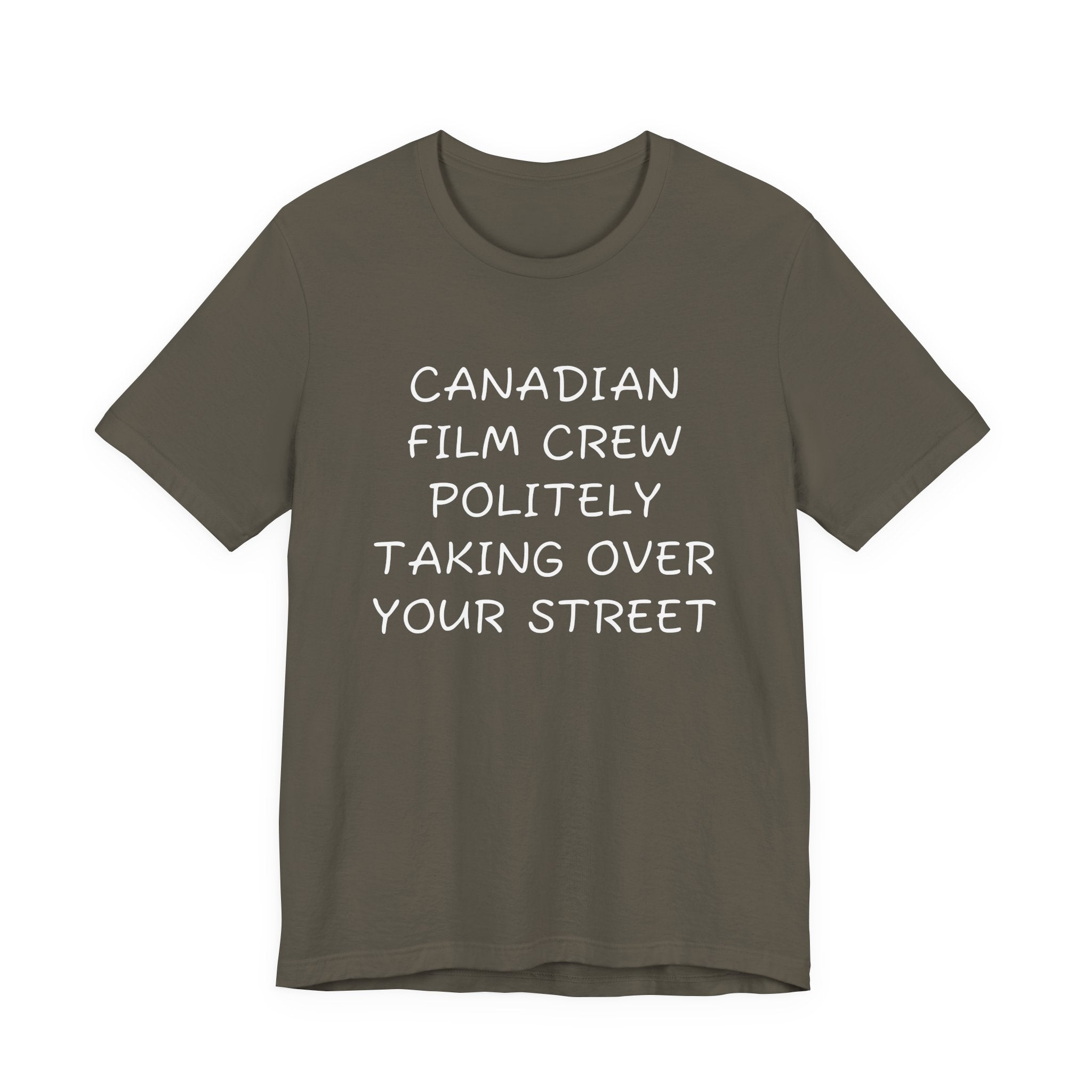 Canadian film crew politely taking over your street